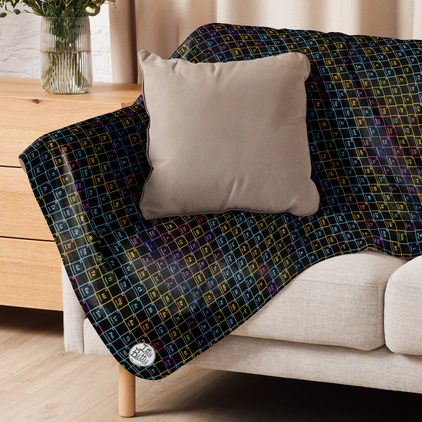 Elemental My Dear Mendeleev - Sherpa Blanket