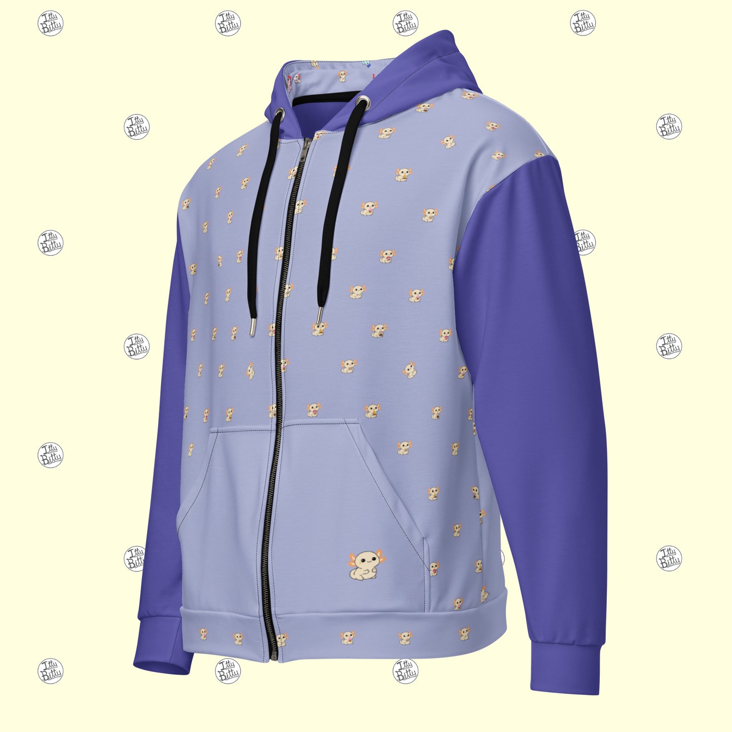RELAX-olotl - Zipper Hoodie - Unisex