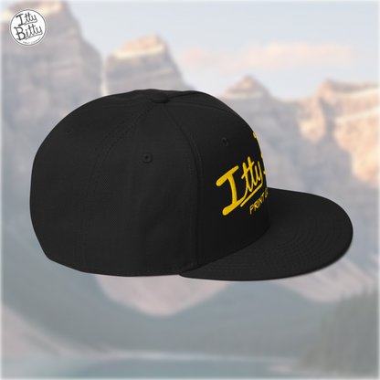 Flat Brim Snap Black Yellow