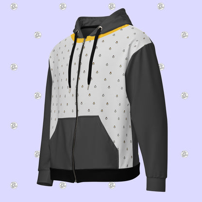 Fancy Bird - Zipper Hoodie - Unisex