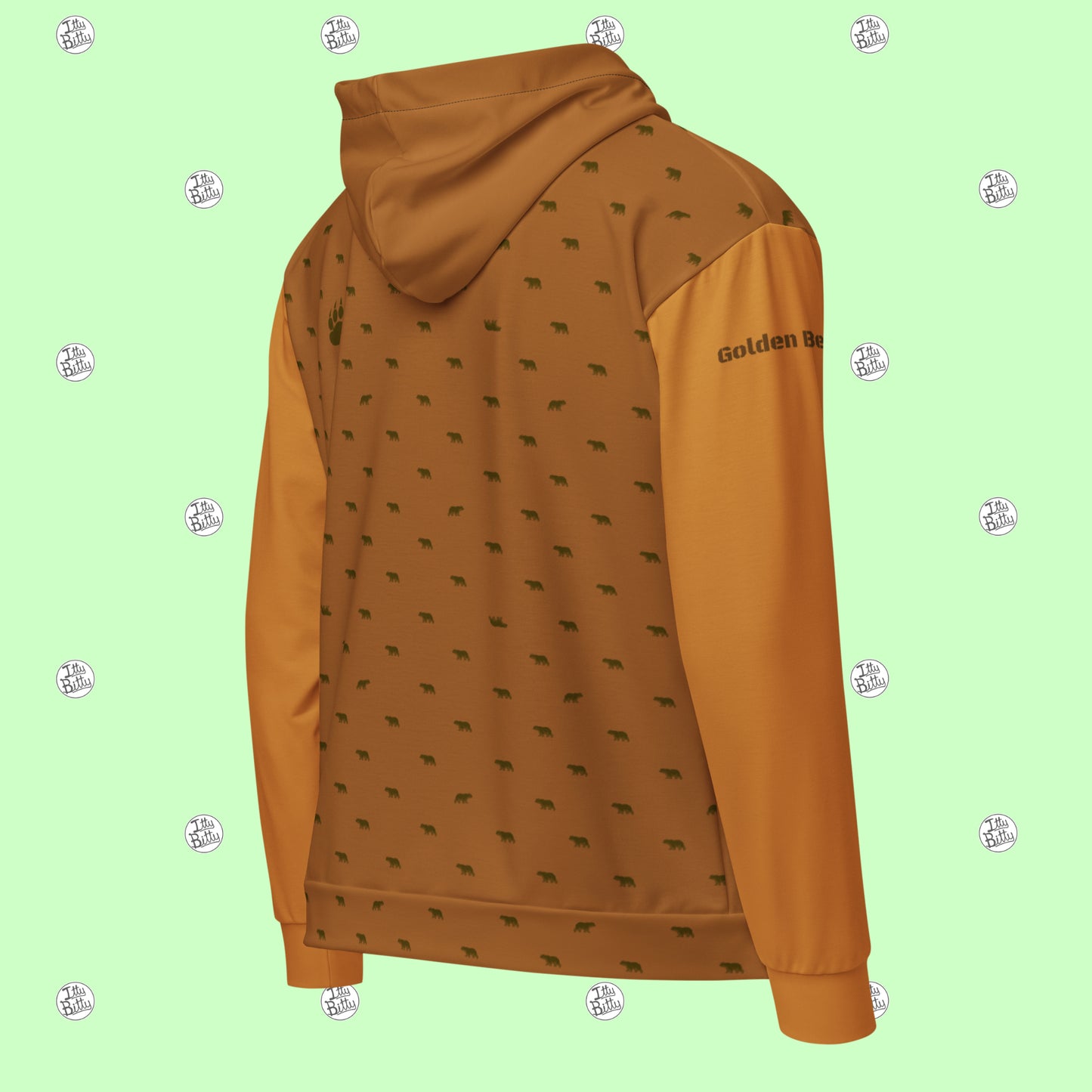 Golden Bear - Zipper Hoodie - Unisex