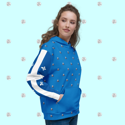 Quebec Blue Flag Iris - Hoodie