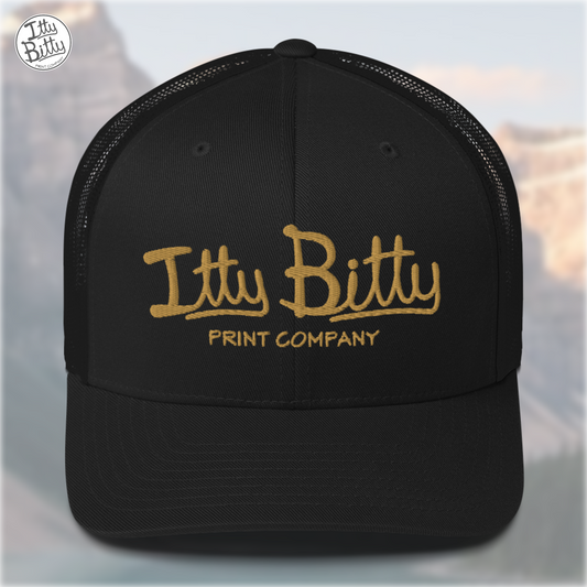 Trucker Hat Black Gold