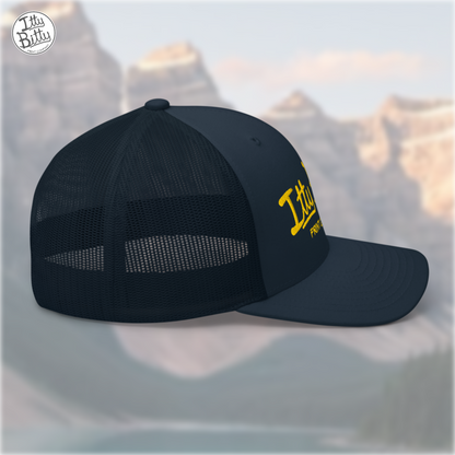 Trucker Hat Navy Yellow