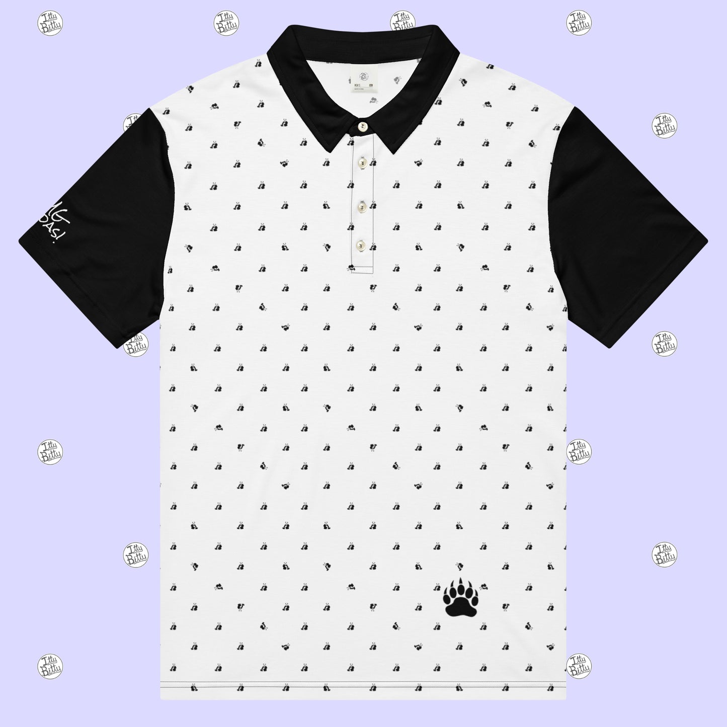 OMG PANDAS! - Slim Polo - Mens