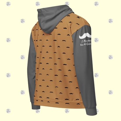 I Moustache You A Question - Zip Hoodie - Unisex