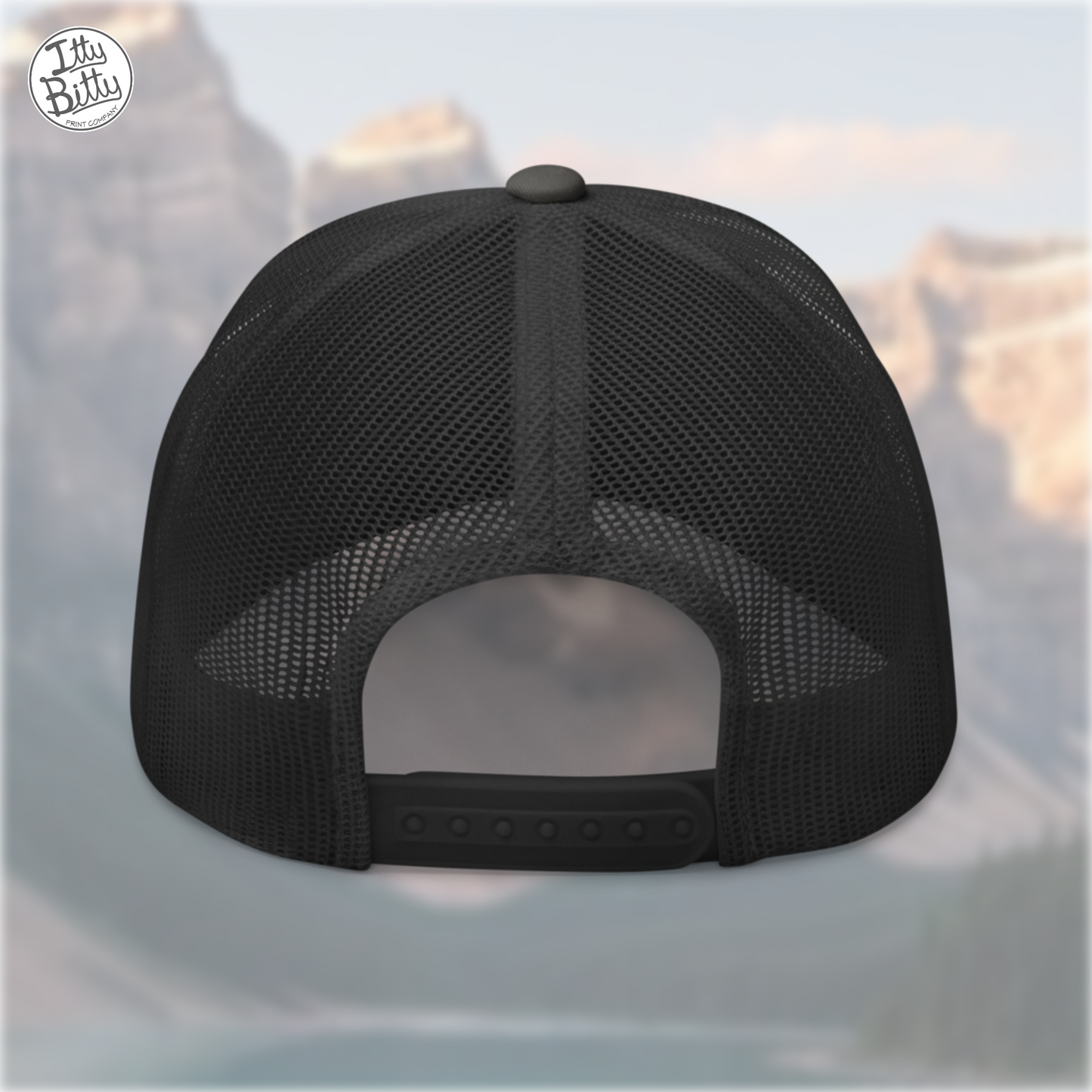 Trucker Hat Charcoal Yellow