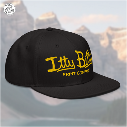 Flat Brim Snap Black Yellow