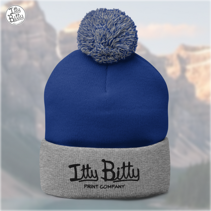 POM-POM Blue Grey Black