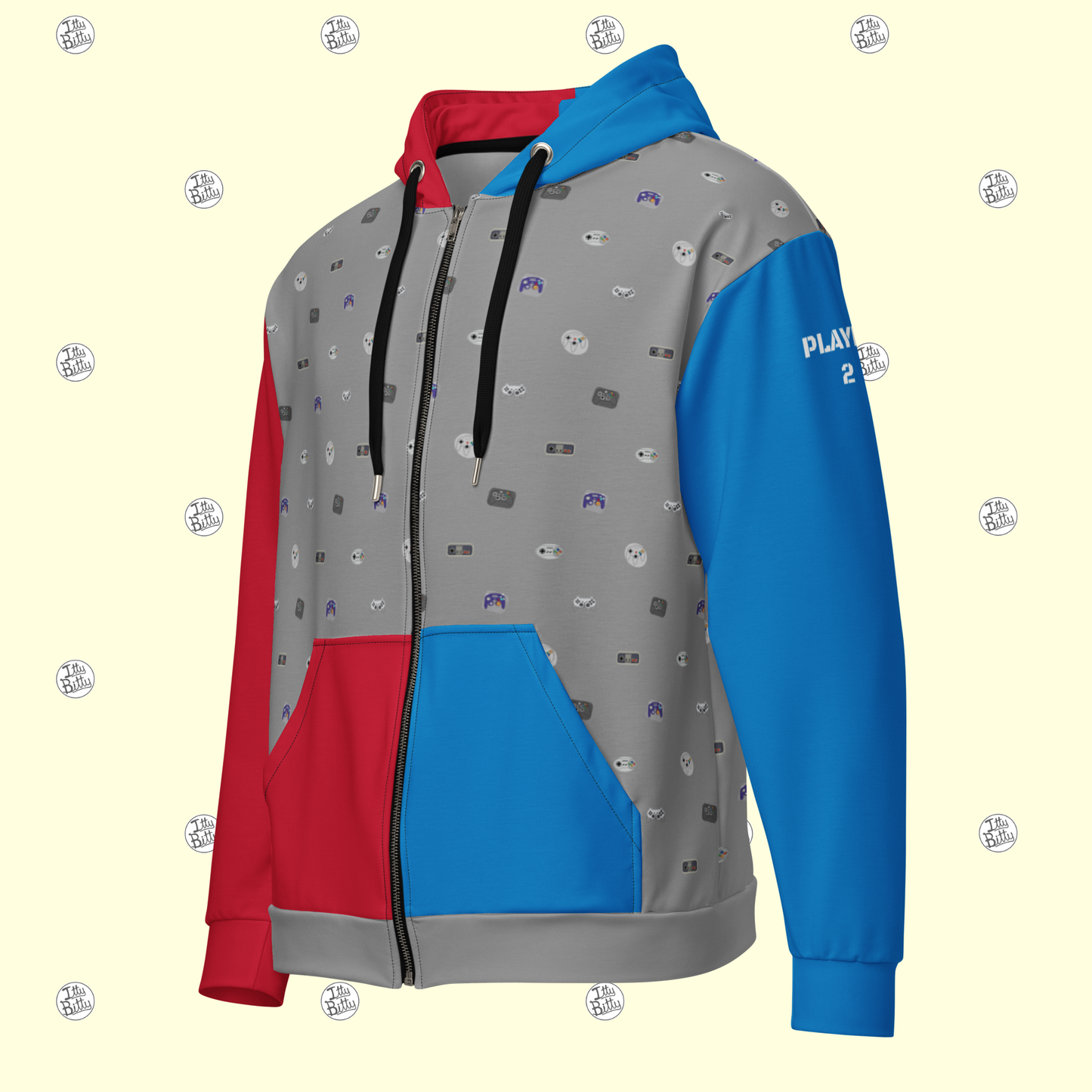 Player 1 & 2 - Zipper Hoodie - Unisex