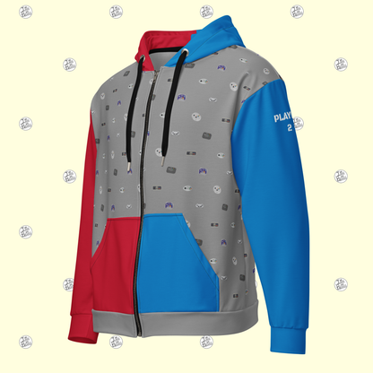 Player 1 & 2 - Zipper Hoodie - Unisex