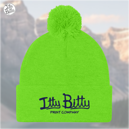 POM-POM Neon Green Navy