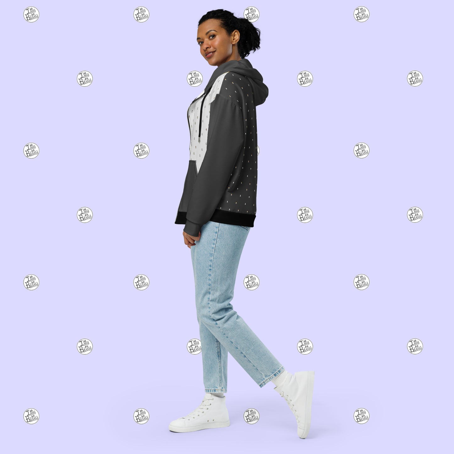 Fancy Bird - Zipper Hoodie - Unisex
