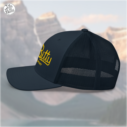 Trucker Hat Navy Yellow