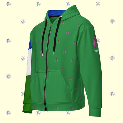 Yukon Fireweed - Zipper Hoodie - Unisex