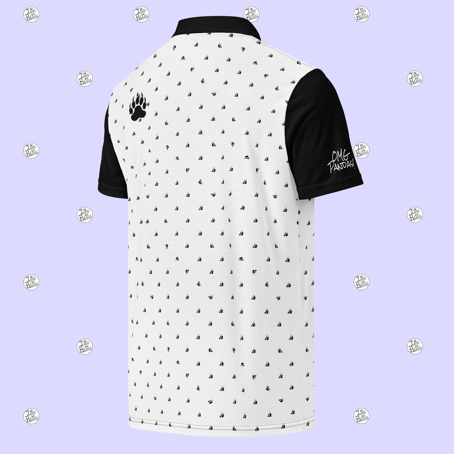 OMG PANDAS! - Slim Polo - Mens