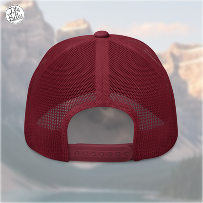 Trucker Hat Burgundy Gold