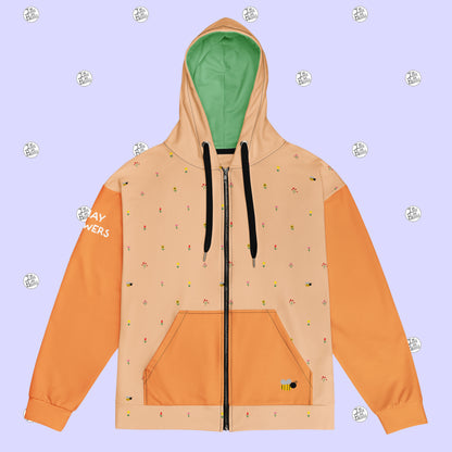 May Flowers - Zipper Hoodie - Unisex