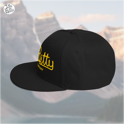 Flat Brim Snap Black Yellow