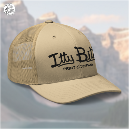Trucker Hat Tan Black