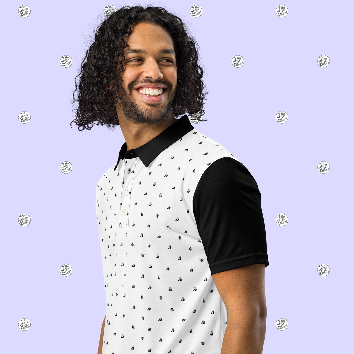OMG PANDAS! - Slim Polo - Mens