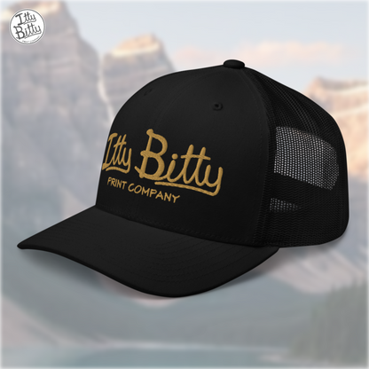 Trucker Hat Black Gold