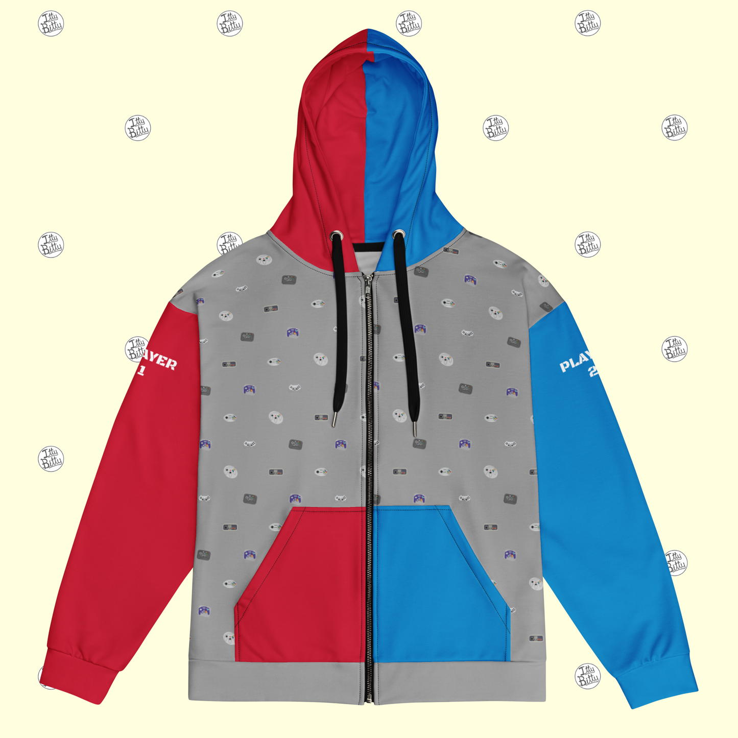 Player 1 & 2 - Zipper Hoodie - Unisex
