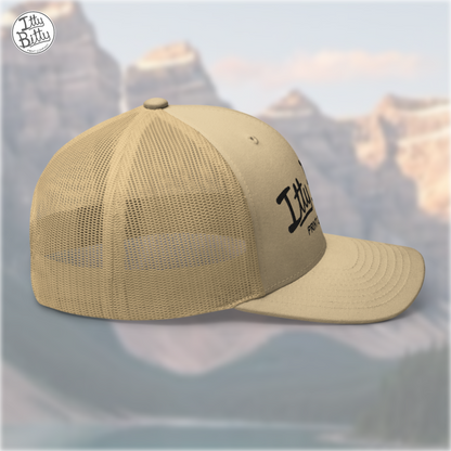 Trucker Hat Tan Black
