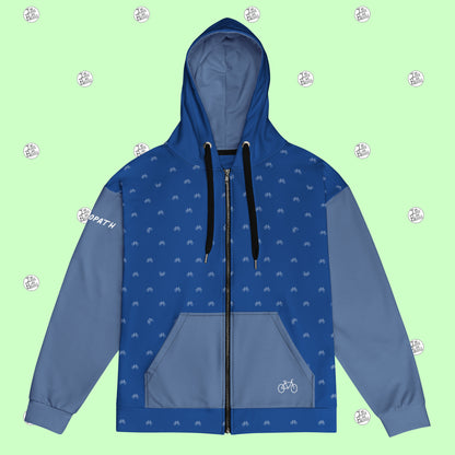 Cyclopath - Zipper Hoodie - Unisex