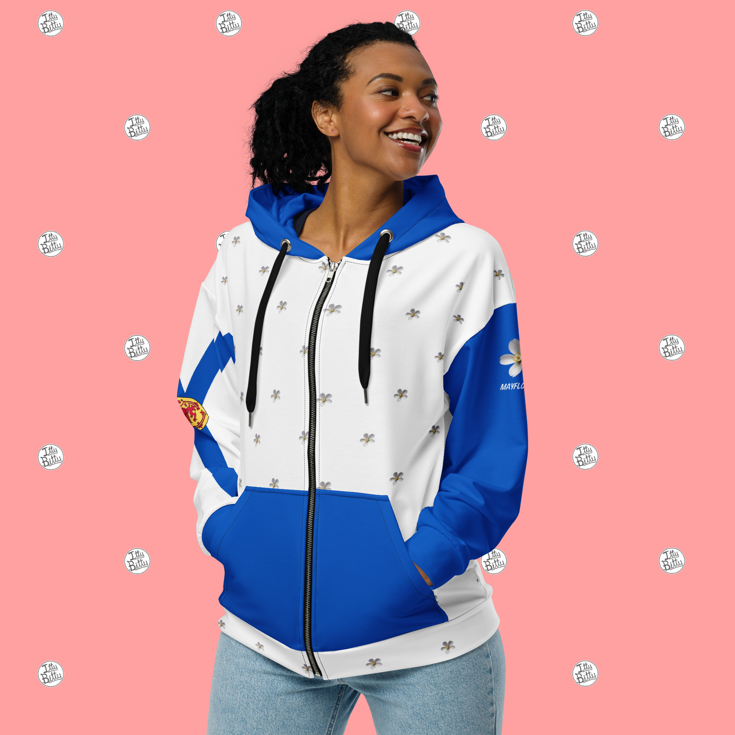 Nova Scotia Mayflower - Zipper Hoodie - Unisex