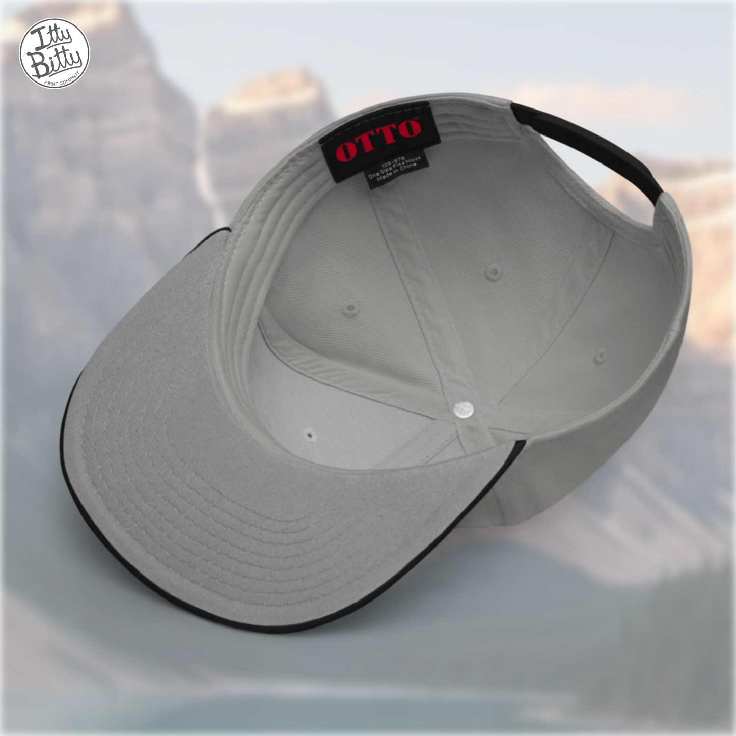 Flat Brim Snap Grey Black