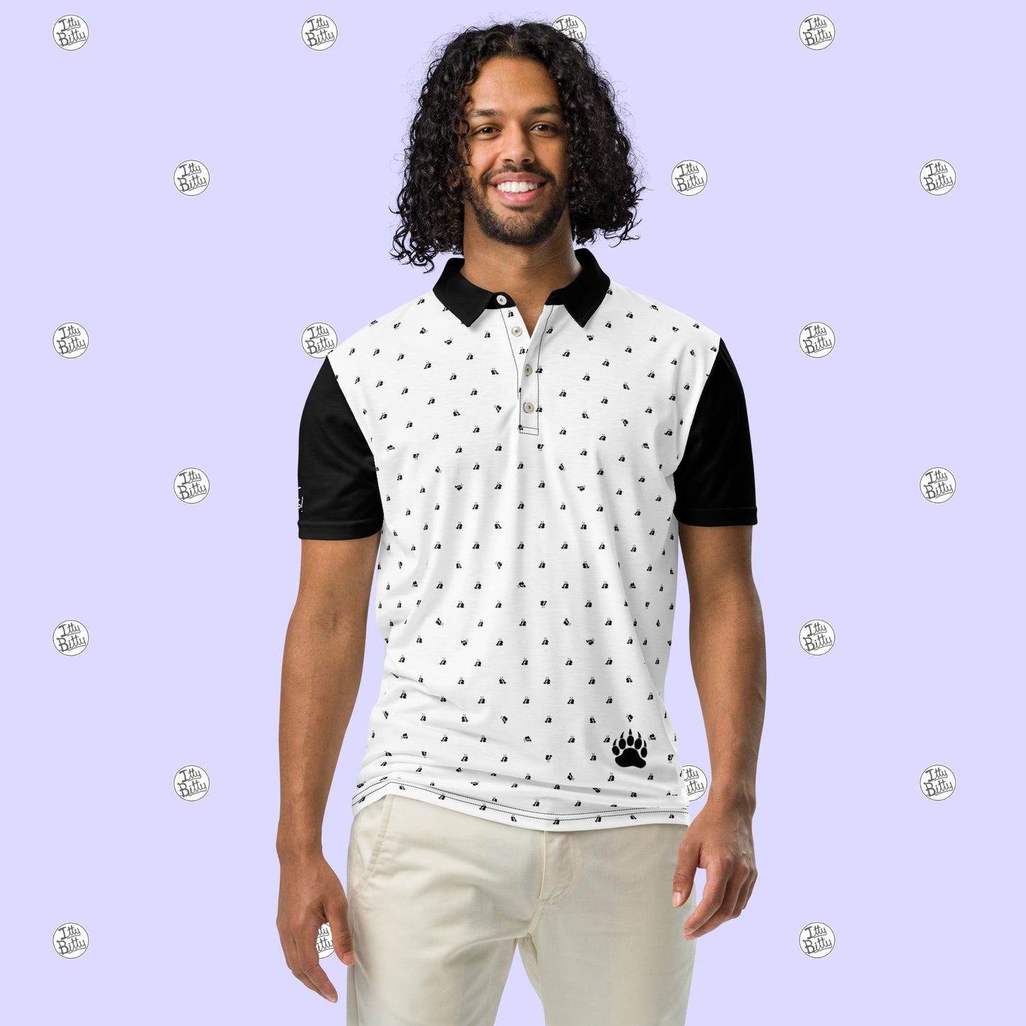 OMG PANDAS! - Slim Polo - Mens