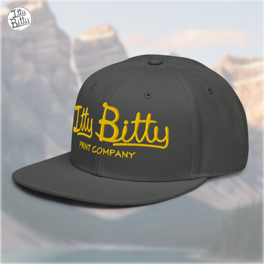 Flat Brim Snap Grey Yellow
