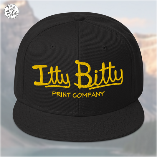 Flat Brim Snap Black Yellow