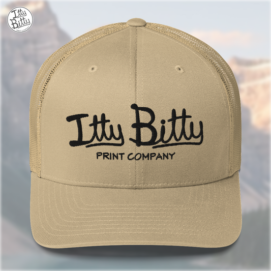 Trucker Hat Tan Black