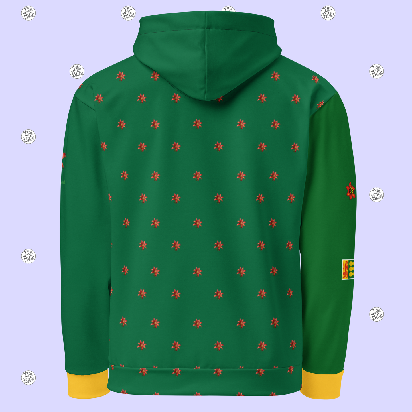 Saskatchewan Red Lily - Zipper Hoodie - Unisex