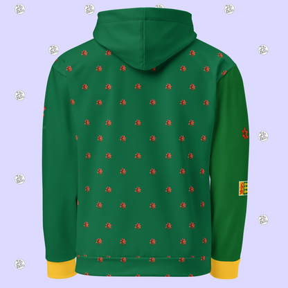 Saskatchewan Red Lily - Zipper Hoodie - Unisex