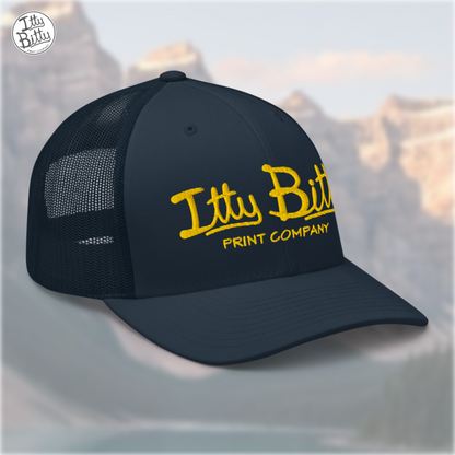 Trucker Hat Navy Yellow