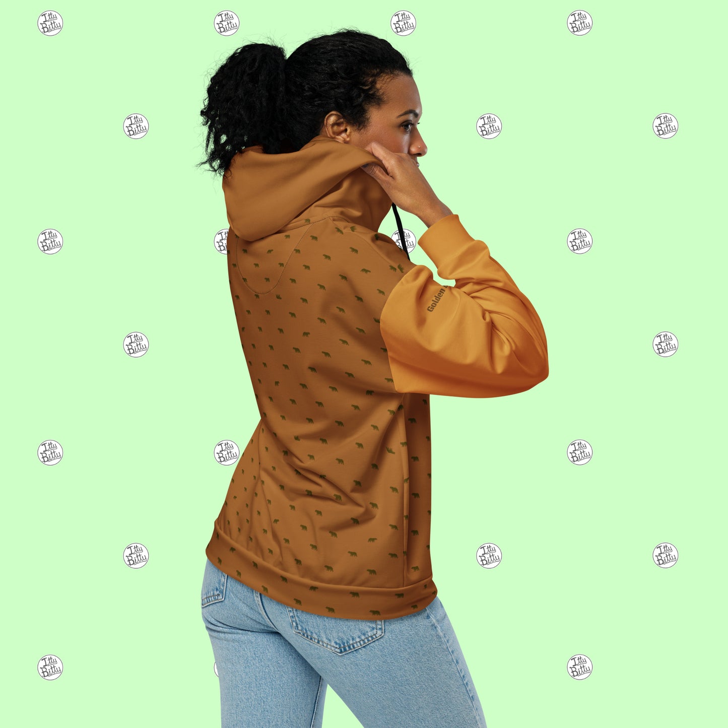 Golden Bear - Zipper Hoodie - Unisex