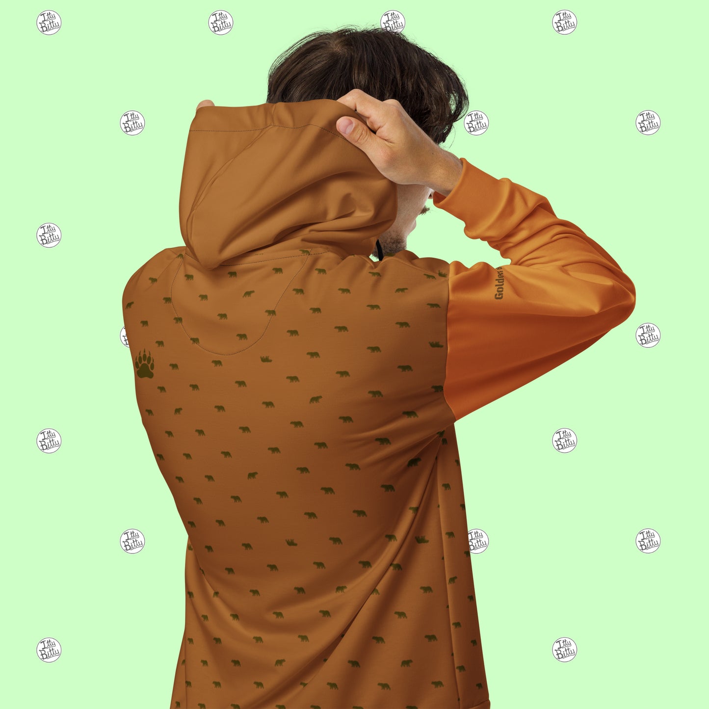 Golden Bear - Zipper Hoodie - Unisex