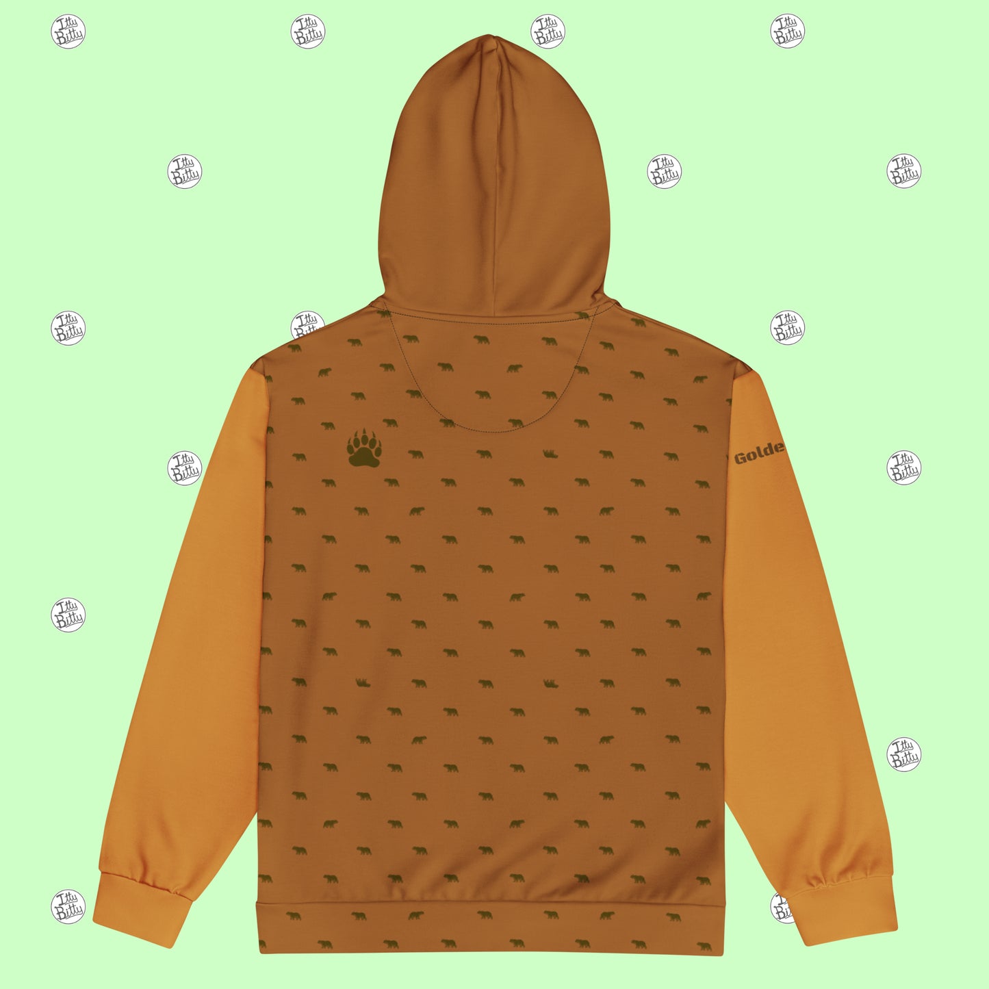 Golden Bear - Zipper Hoodie - Unisex