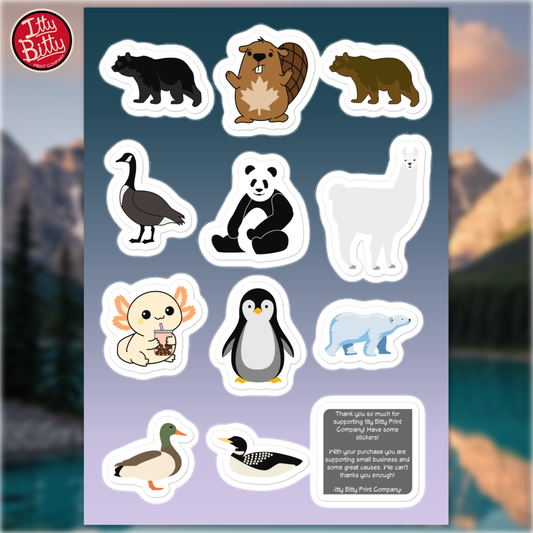 ANIMALS - STICKER PACK