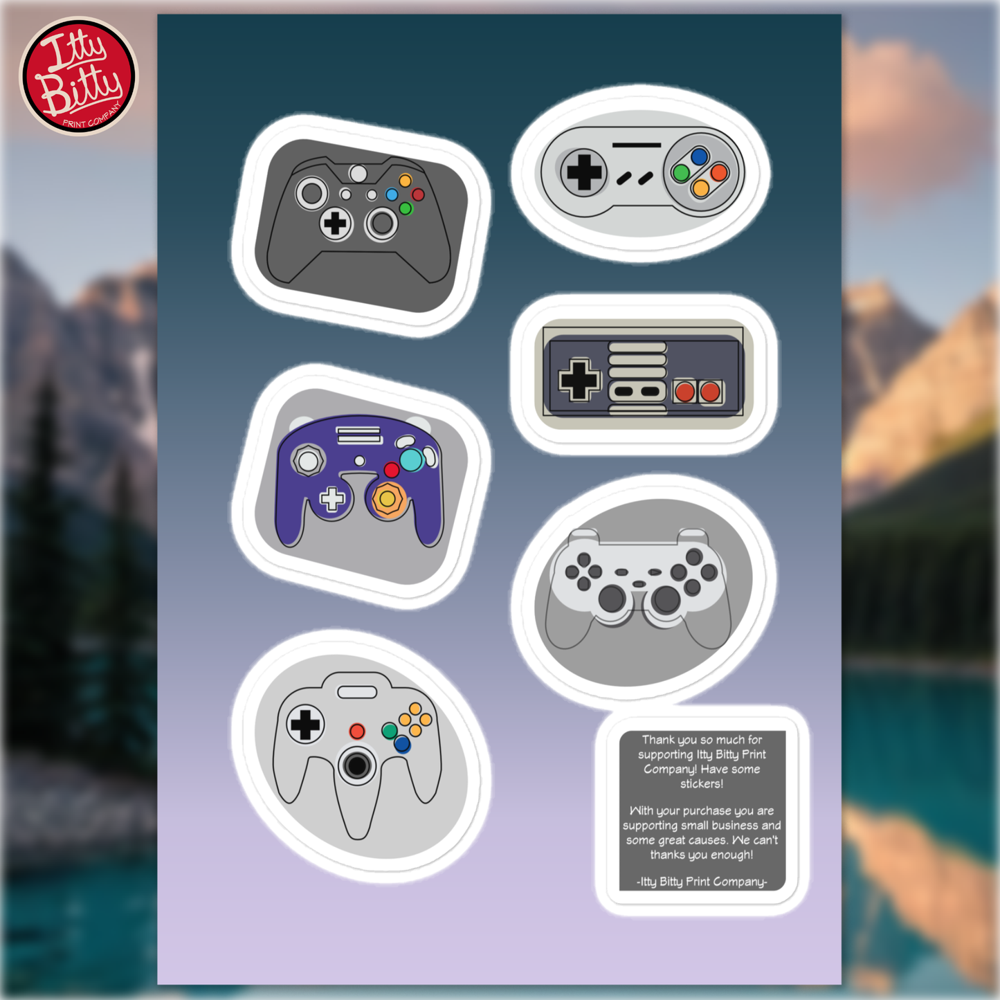 GAME CONTROLLER ICON - STICKER PACK